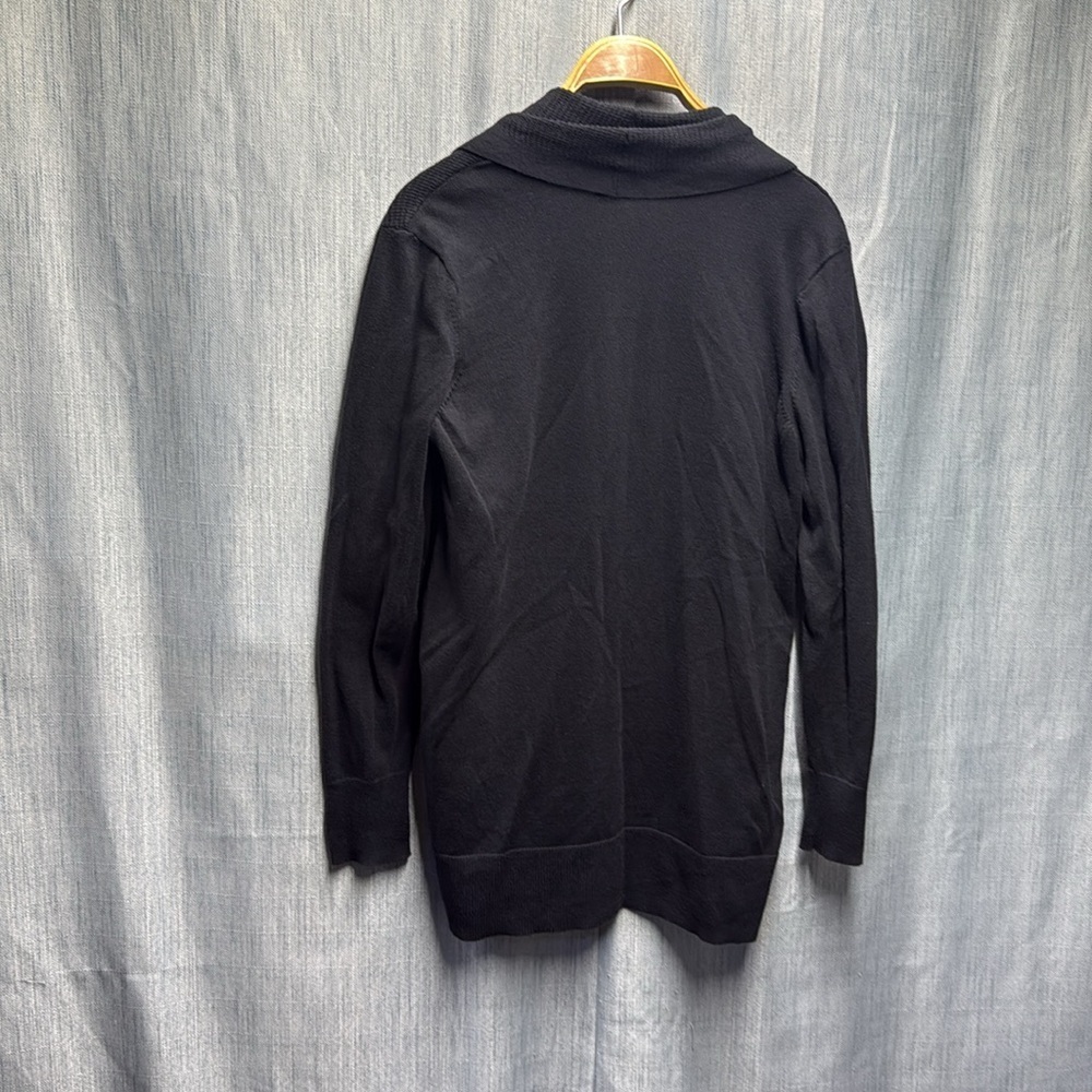 GAP Charcoal Ribbed Cardigan size medium - Picture 8 of 8